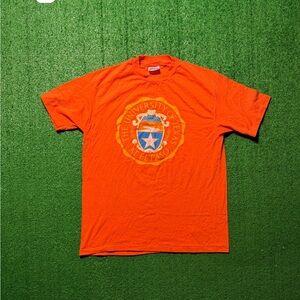 Hanes Orange Graphic Tee